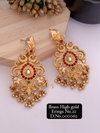 2 Earrings Brass High Gold Jumka Butti Wholesale Price In Surat
